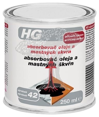 HG 47003 Absorbovač oleje a mastných skvrn z přírodního kamene 250 ml