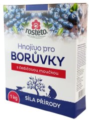 Hnojivo Rosteto Borůvky 1kg -  s čedičovou moučkou