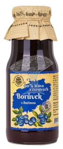 Šťáva z čerstvých borůvek 300g