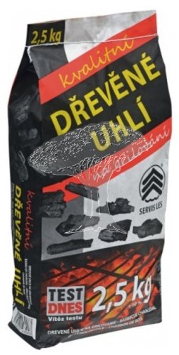 Dřevěné uhlí pytel 2,5kg