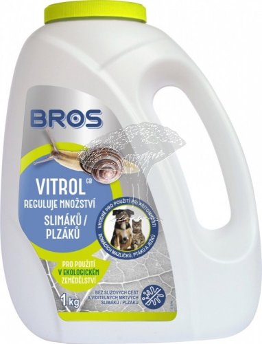 Bros VITROL na slimáky 1kg