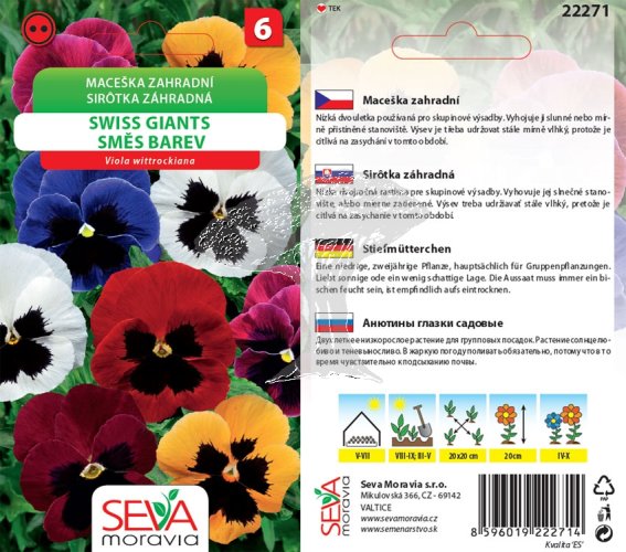 22271 Maceška Swiss Giants směs 0,2g / 4405
