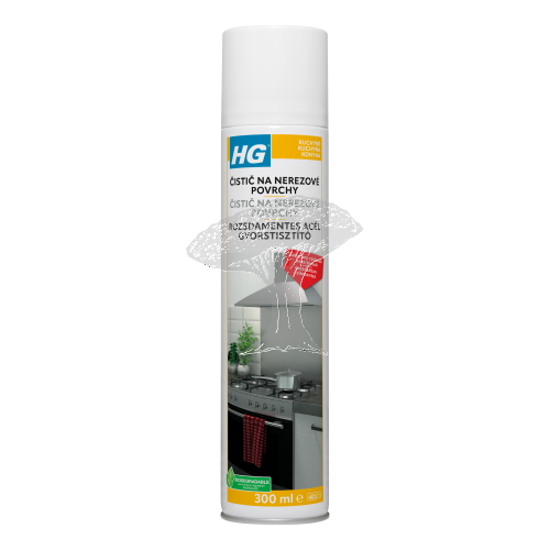 HG 34103 Rychlý čistič pro nerezové povrchy 300ml
