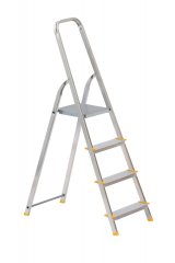 Jednostranné hliníkové schůdky 4 příčky