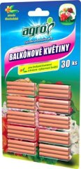 Tyčinkové hnojivo pro balkónové květiny 30 ks