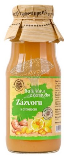 Šťáva z čerstvého zázvoru s citronem 300g
