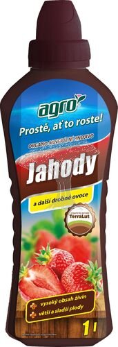 Tekuté organo-minerální hnojivo na jahody a drobné ovoce 1 l