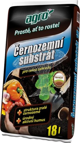 AGRO Černozemní substrát pro celou zahradu 18l