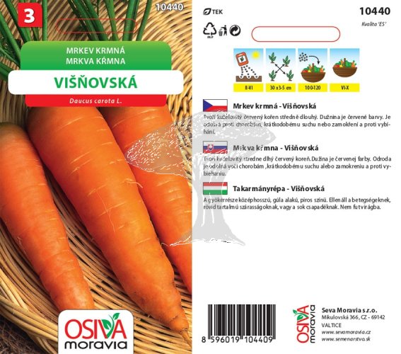 10440 Mrkev krmná Višňovská 3g / 1709