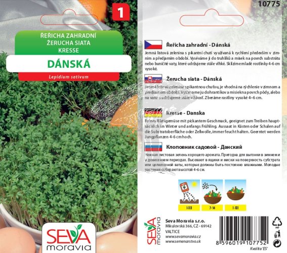 10775 Řeřicha zahradní Dánská 5g / 2911