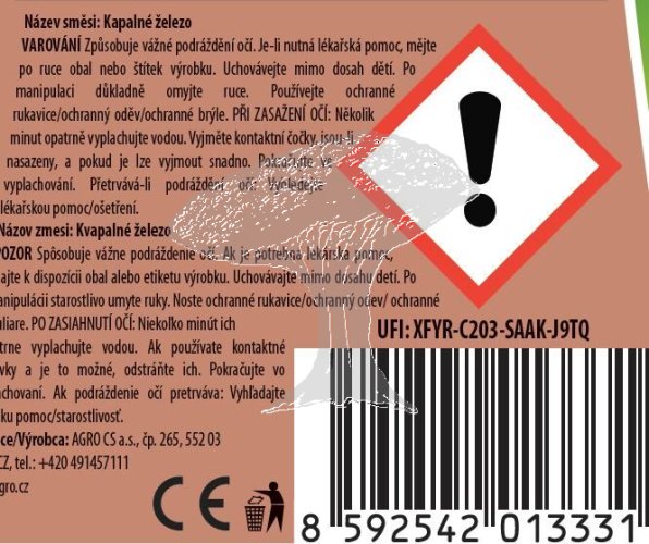 Kapalné železo 500ml