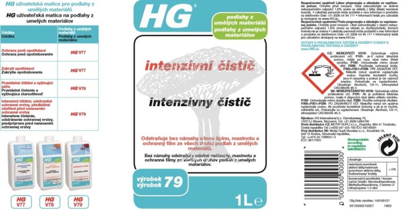 HG 15010 Intenzivní čistič 1L