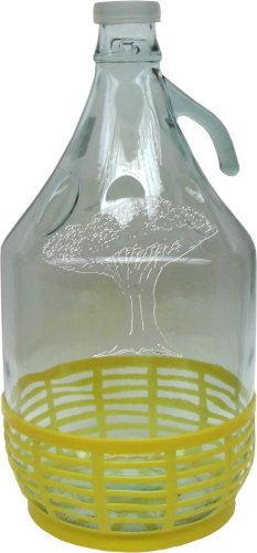 Skleněný demižon 5l s rukojetí /CH1317