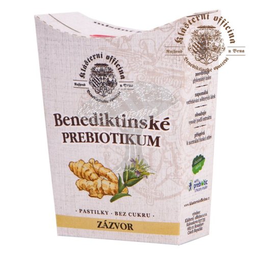 Bylinné prebiotické pastilky - Zázvor 20ks