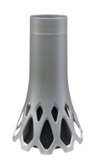 Váza hřbitovní Roseta se zátěží 1,3l stříbrná