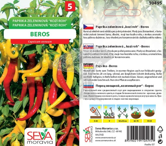10495 Paprika zel. Beros 0,5g / 2106
