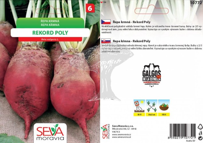 10772 Řepa krmná Rekord Poly 10g / 2905