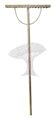 Dřevěné hrábě 150cm / 15kolíků