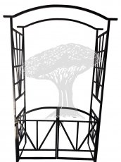 Zahradní pergola s brankou 114x45x208cm / CH0259