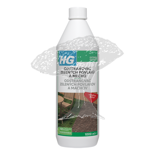 HG 18110 Odstraňovač zelených povlaků a mechů 1000ml