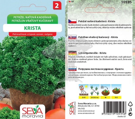 10595 Petržel nať. kadeřavá Krista 2g / 2501