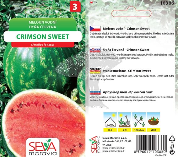 10386 Meloun vodní Crimson Sw. 0,5g / 1509