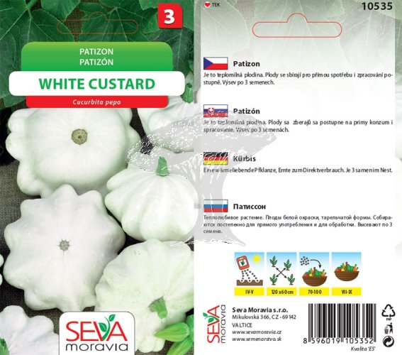 10535 Patizon White Custard 1,5g / 2305