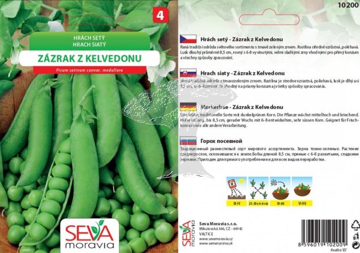 10200/x Hrách Zázrak z Kelvedonu 40g