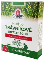 Hnojivo Rosteto Trávník proti mechu 1kg -  s čedičovou moučkou