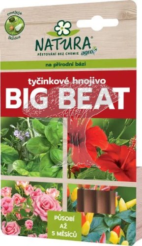 NATURA Big Beat tyčinkové hnojivo 12 ks