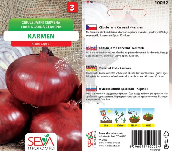 10052 Cibule KARMEN ČERVENÁ 1,5g / 1201