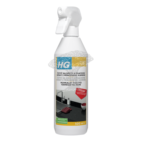 HG 34051 Čistič na desky kuchyňské linky z přírodního kamene 500ml