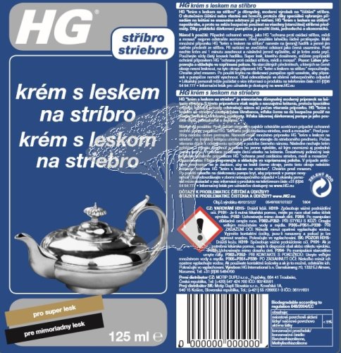 HG 49101 Krém s leskem na stříbro 125ml