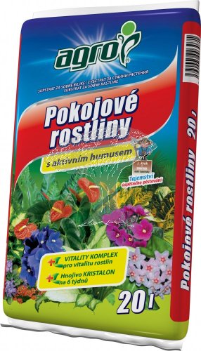 AGRO Substrát pro pokojové rostliny 20l