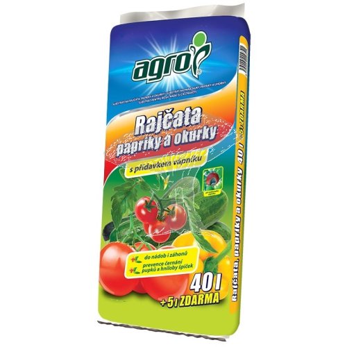 Substrát pro rajčata, papriky a okurky 45l
