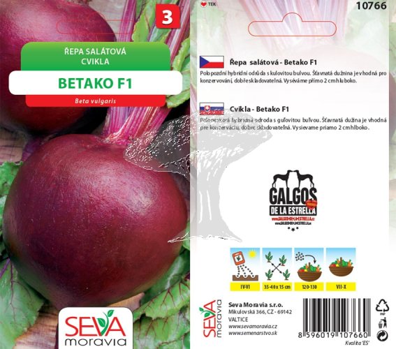 10766 Řepa salátová Betako F1 2g / 2904