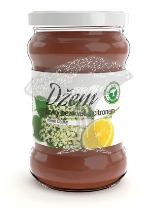 Černý bez květ s citronem - džem 340g