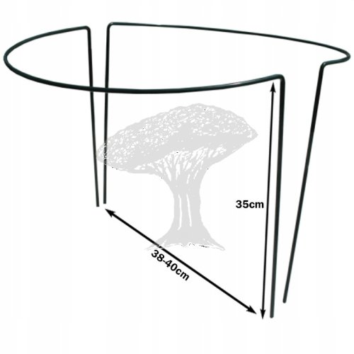 Podpěra rostlin / keřů - půlkruh 35x39 cm / CH7051
