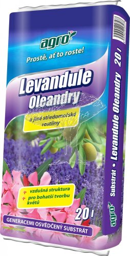 AGRO Substrát levandule, oleandry aj. středomořské rostliny 20 l