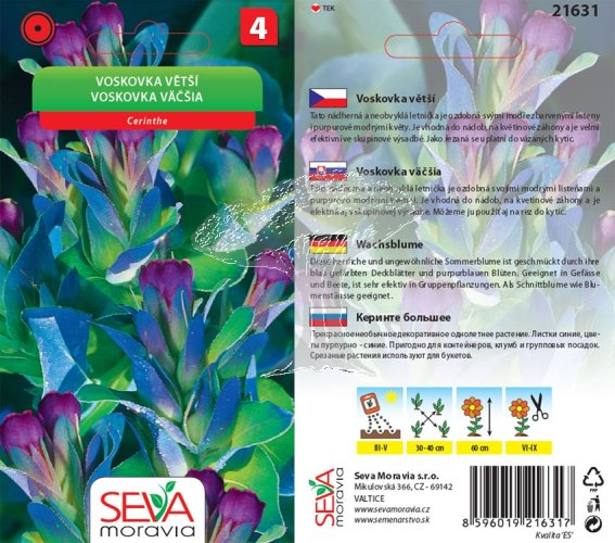 21631 Voskovka větší fialová 10s / 4402