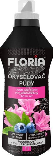 FLORIA Okyselovač půdy a kapalné hn. pro azalky a rododendrony 1l