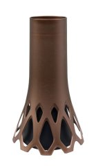 Váza hřbitovní Roseta se zátěží 1,3l bronzová
