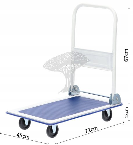 Skládací plošinový vozík do 150kg / CH2804