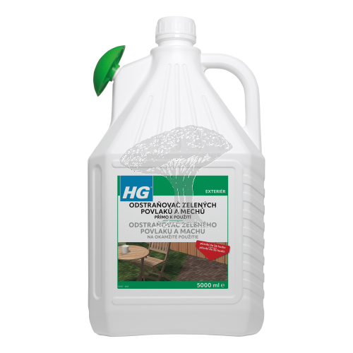 HG 52750 Odstraňovač zelených povlaků a mechů 5L