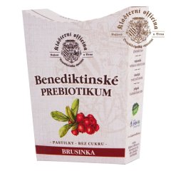 Bylinné prebiotické pastilky - Brusinka 20ks
