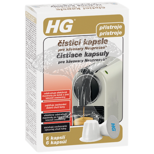 HG 67800 Čistící kapsle pro kávovary Nespresso (6 kapslí)