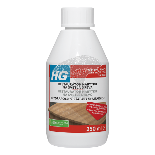 HG 41203 Restaurátor nábytku na světlé druhy dřeva 250 ml