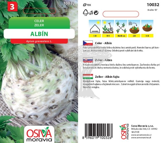 10031 Celer Albín/Alabaster  0,2g / 1103
