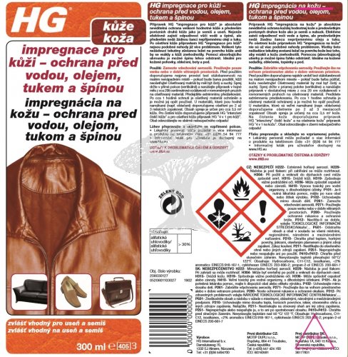 HG 20803 Impregnace pro kůži 250ml