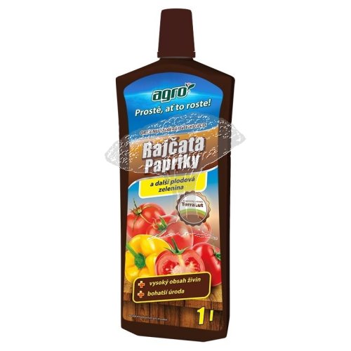 Tekuté organo-minerální hnojivo na rajčata, papriky a okurky 1 l